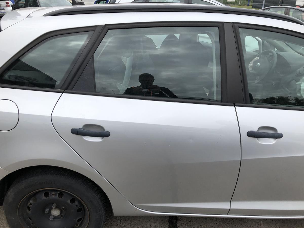 Seat Ibiza 6J 6P ST Kombi Tür hinten rechts Fondtür Roh LX7W Eissilber Metallic