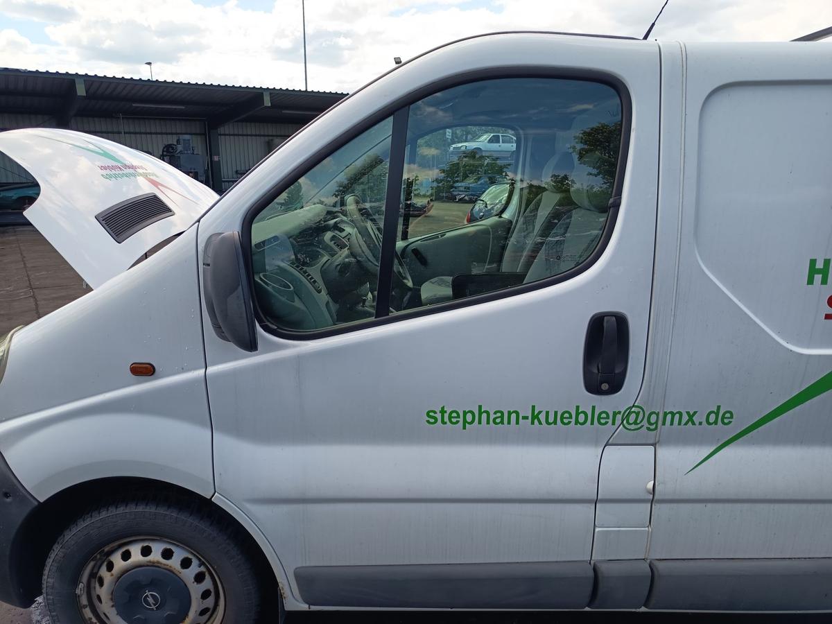 Opel Vivaro A original T&uuml;r vorn links Fahrer L474 Casablancawei&szlig; Bj 2005
