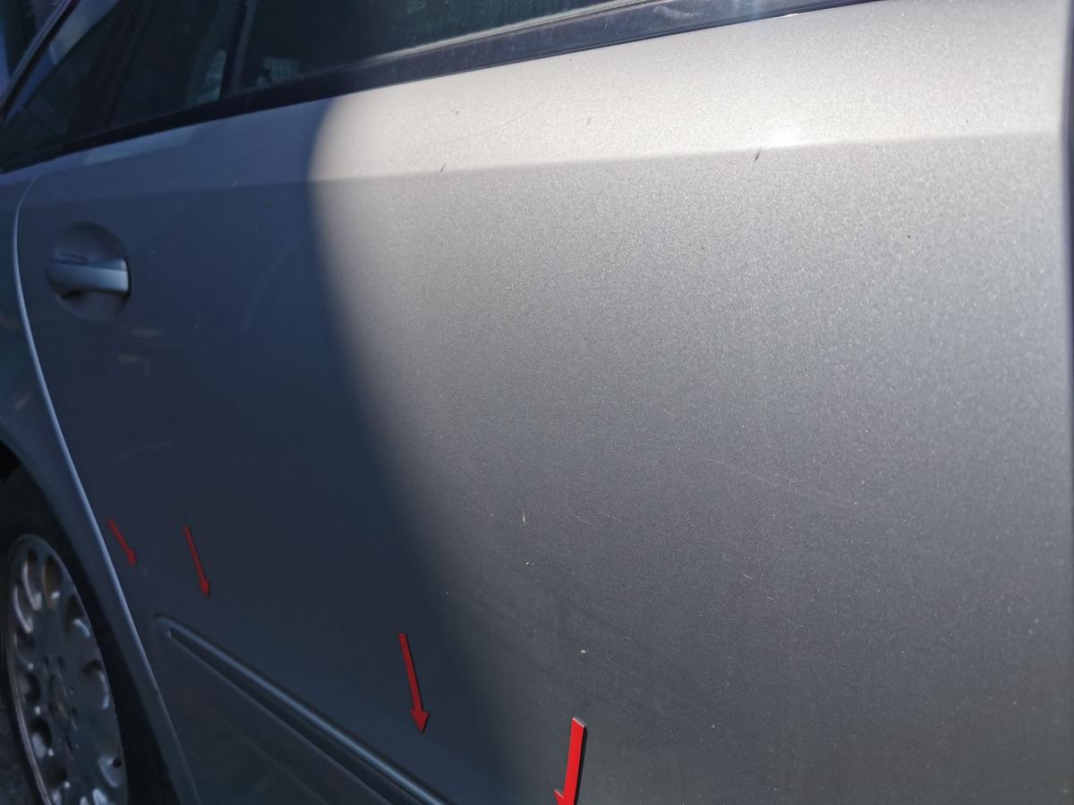 Mercedes E Klasse S211 Tür hinten rechts Kombi 744 Brillantsilber TEXT BILDER