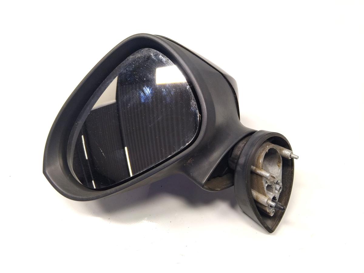 Seat Ibiza ST 6J orig Au&szlig;enspiegel links elektrisch anklappbar 7pol BJ2010 LC9Z blackmagic