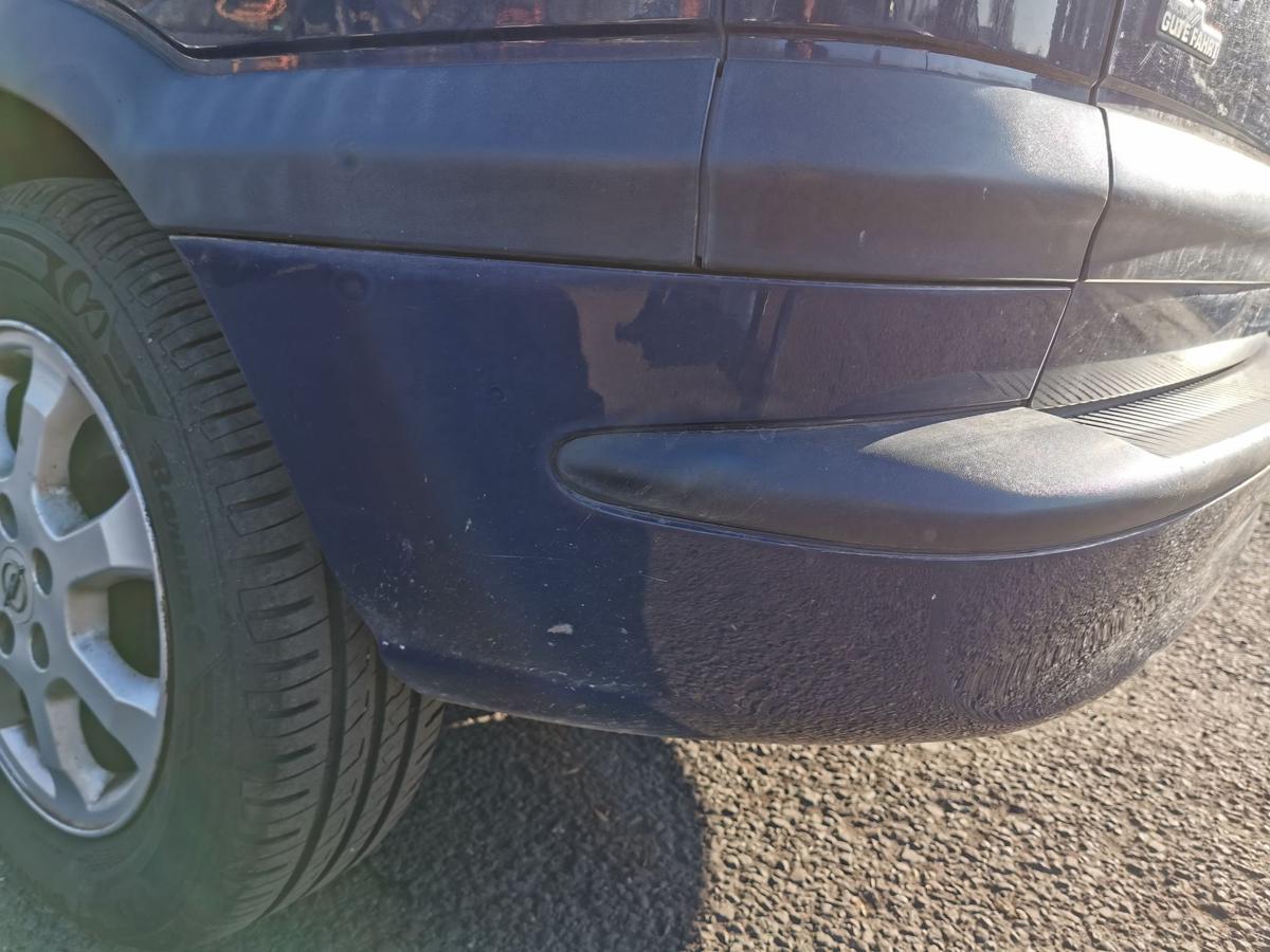 Opel Zafira A Stossf&auml;nger Stossstange Bumper hinten Z20Z Atlantikblau