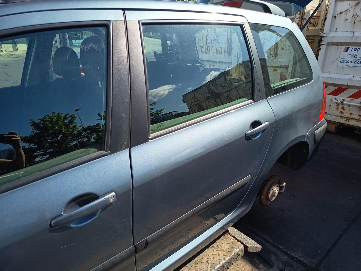 Peugeot 307 original T&uuml;r hinten links Fond EZW Eisengrau Bj 2006