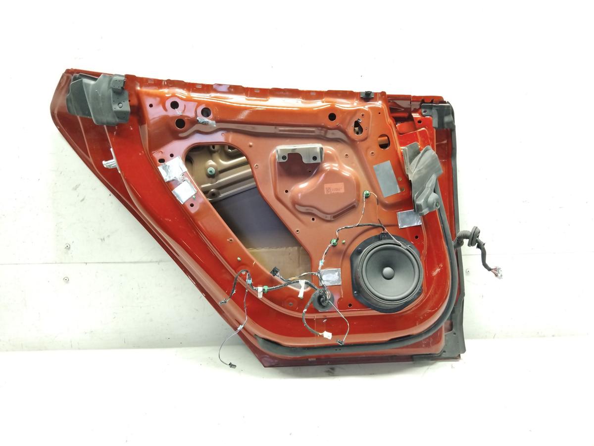 Tesla Model S T&uuml;r hinten links dunkelrotmetallic PPMR sunset red Bj.2019