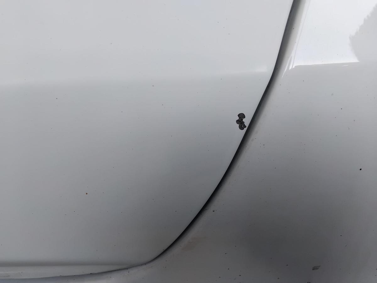 Ford Fiesta JA8 Tür vorn links Fahrertür 3-Türer frostweiß BJ2009