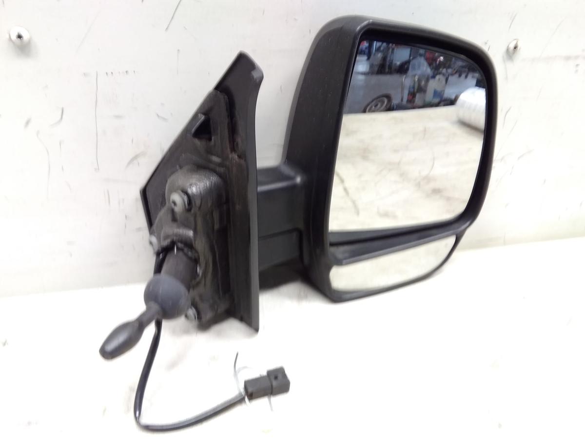 Opel Combo D original Au&szlig;enspiegel rechts schwarz unlackiert manuell BJ2014