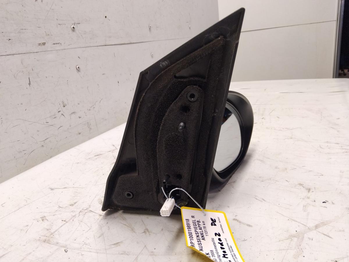 Mazda 2 DE original Au&szlig;enspiegel rechts elektrisch anklappbar beheizt BJ2008 7pol