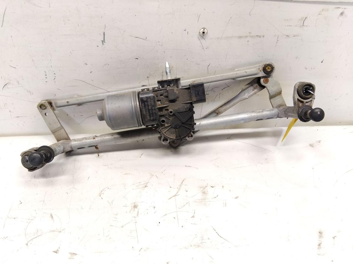 VW Polo 6R original Wischermotor mit Wischergest&auml;nge vorn Bj.2010