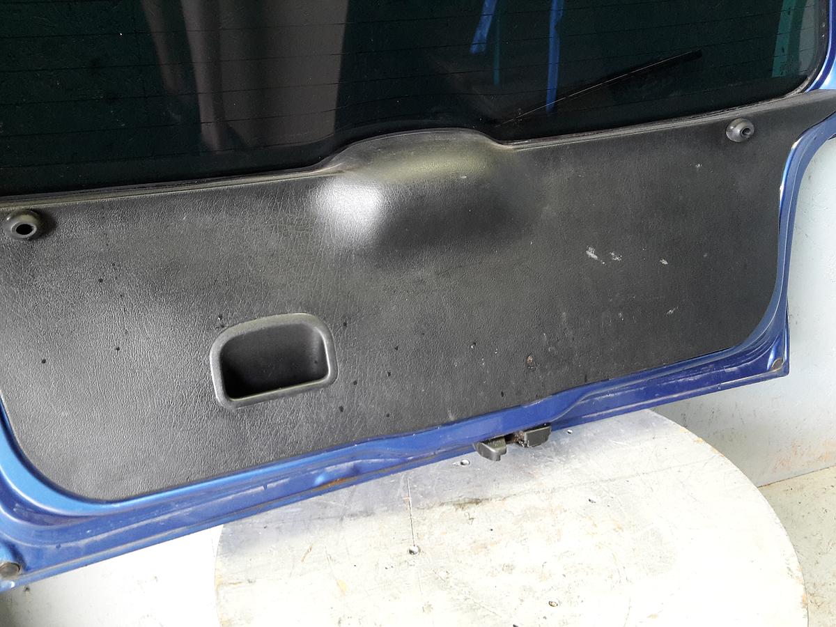 VW Polo 6N1 orig Heckklappe mit Scheibe LR5V-Fjordblau Bj 1999