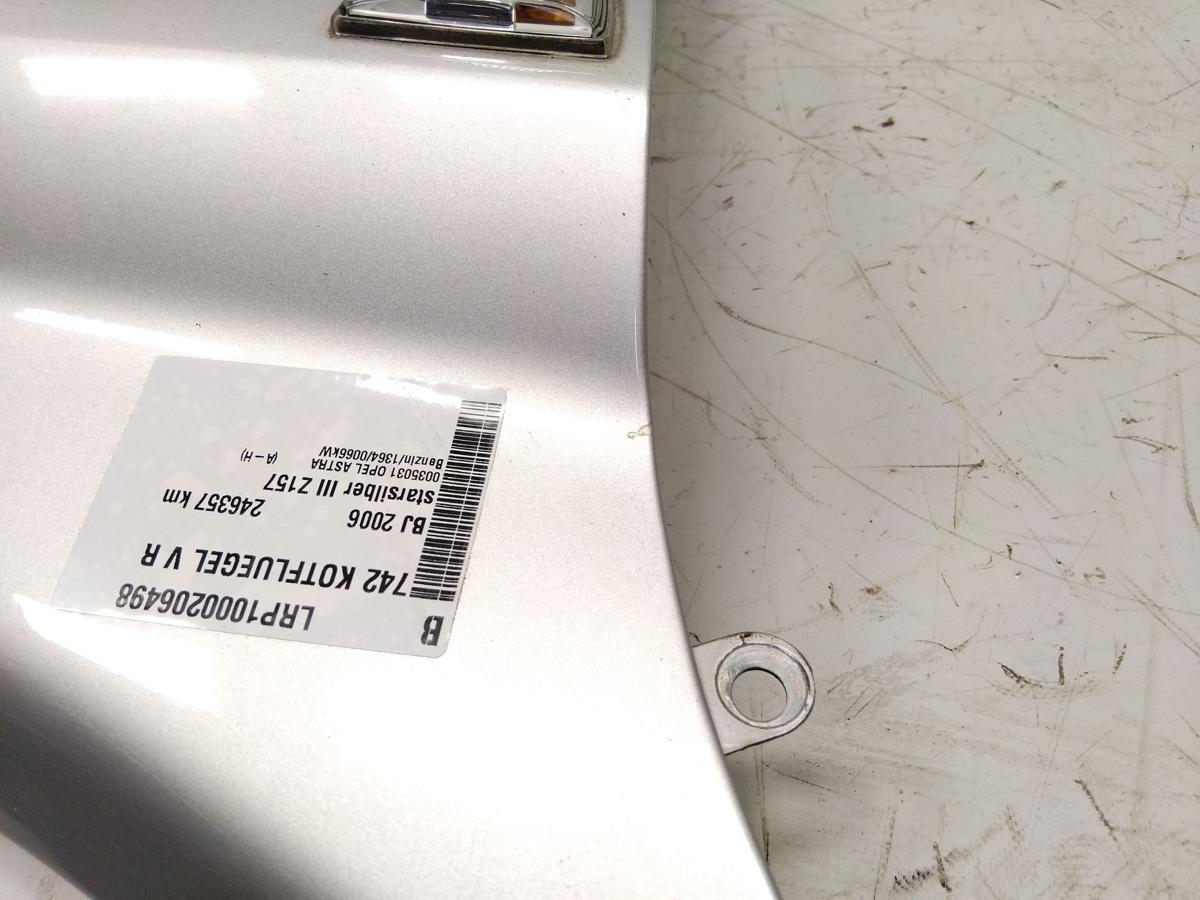 Opel Astra H original Kotfl&uuml;gel vorn rechts starsilber III Z157 Bj.2006