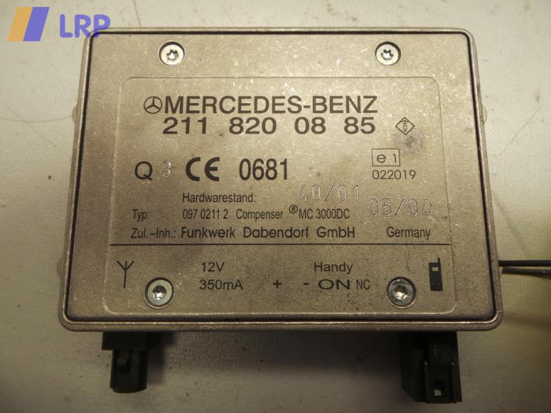 Mercedes Benz S211 BJ2005 original Antennenverstärker Compenser A2118200885