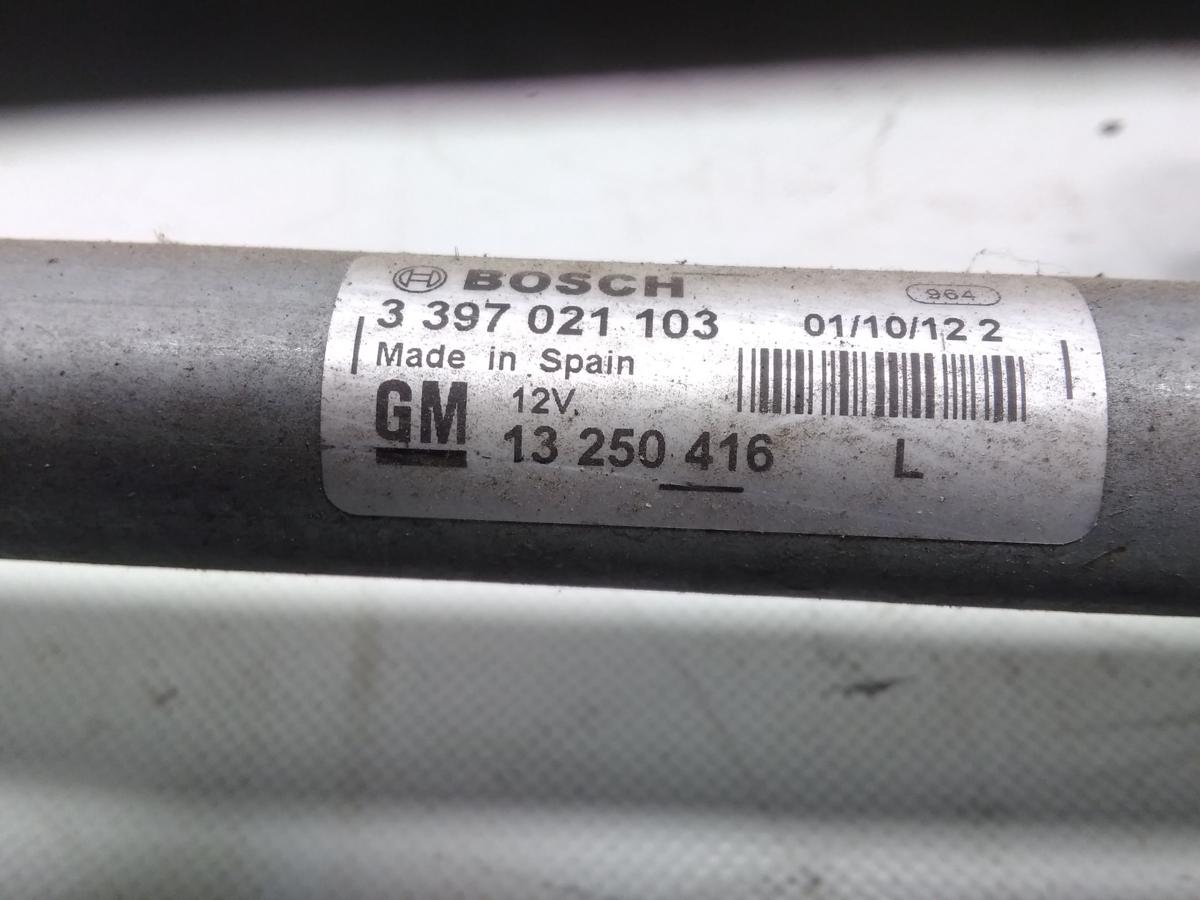 Opel Meriva B original Wischermotor vorn mit Wischergest&auml;nge Bj.2012