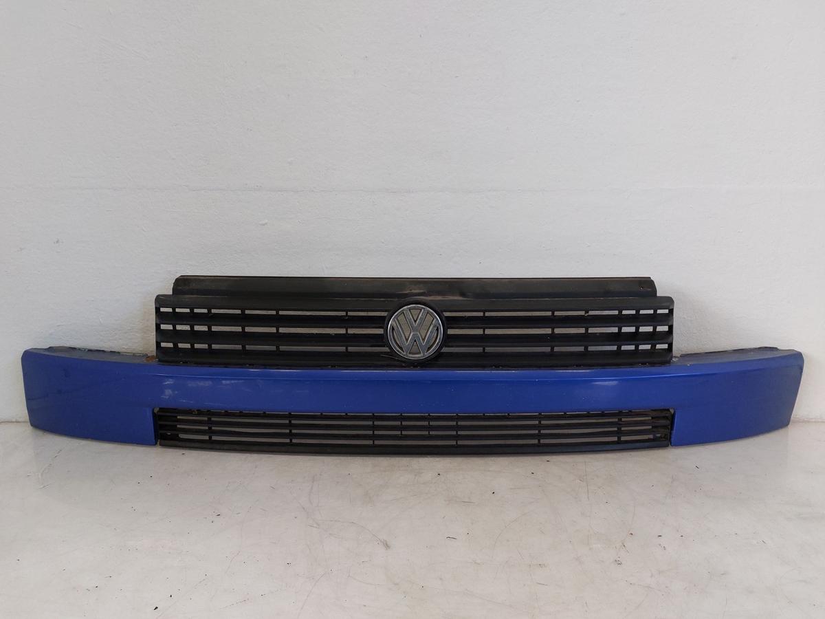 VW T4 Caravelle Grill Frontgrill Kühlergrill mit Leiste kurze Front blau OEM