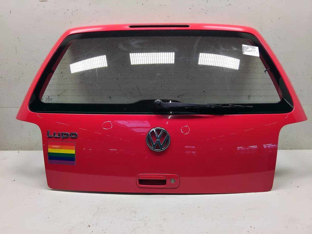 VW Lupo 6X original Heckklappe LP3G Flashrot mit Heckscheibe BJ1999