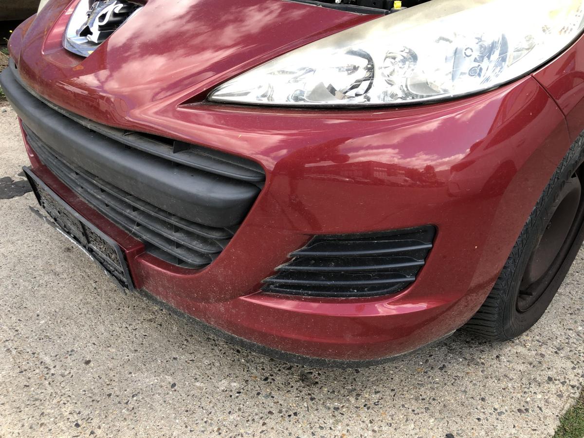 Peugeot 207 WA WC Sto&szlig;f&auml;nger vorn Frontsch&uuml;rze Facelift ab09 KJC Rouge Erythree
