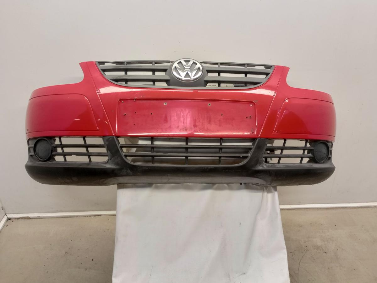 VW Fox orig Stoßstange vorn Stoßfänger Bj 2006 LY3D Tornadorot