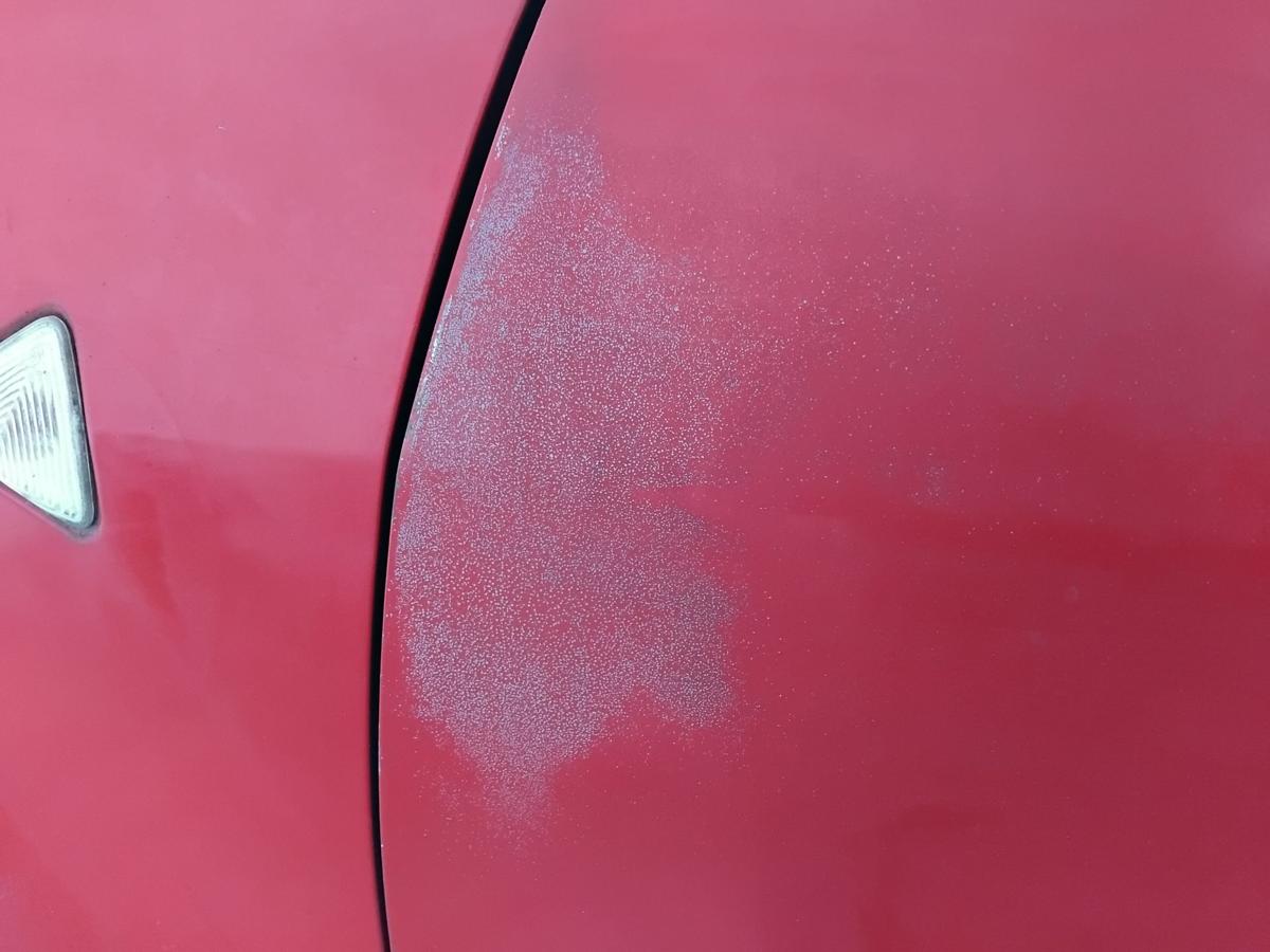 Mitsubishi Colt Z30 Facelift Tür vorn links Fahrertür 3türig BJ2009 P04 Amazonrot