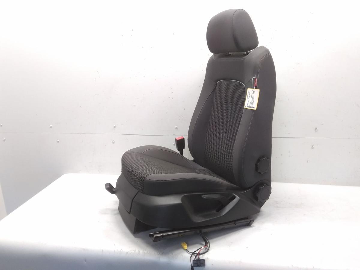 Seat Altea 5P Sitz vorn links Fahrersitz beheizt Stoff dunkelgrau Bj.2014