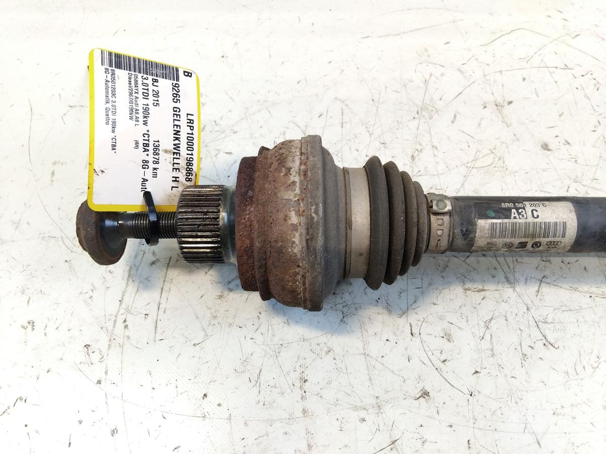 Audi A8 D4 4H original Antriebswelle Gelenkwelle hinten links 8R0501203C BJ2015