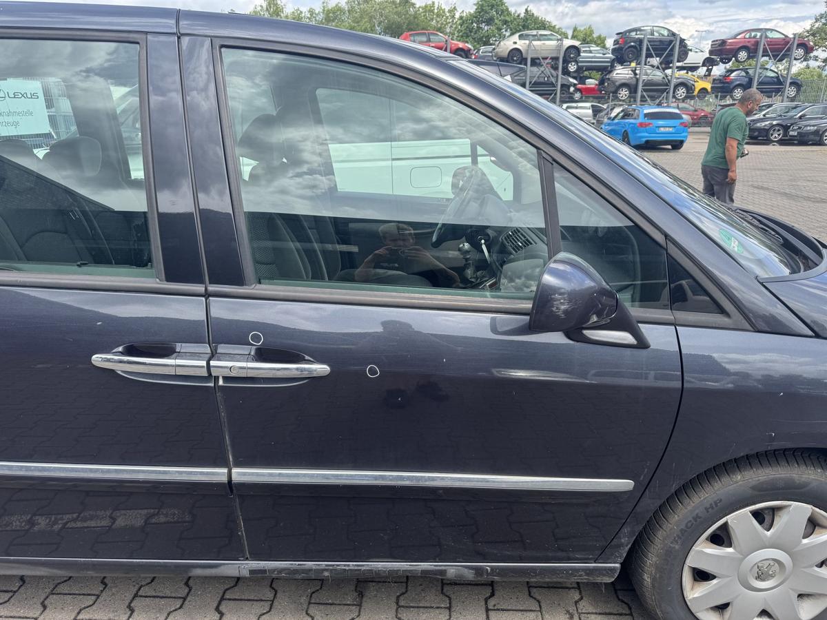 Peugeot 807 original T&uuml;r vorn rechts EYJ Aster Grau Metallic Rohbau Bj.2013