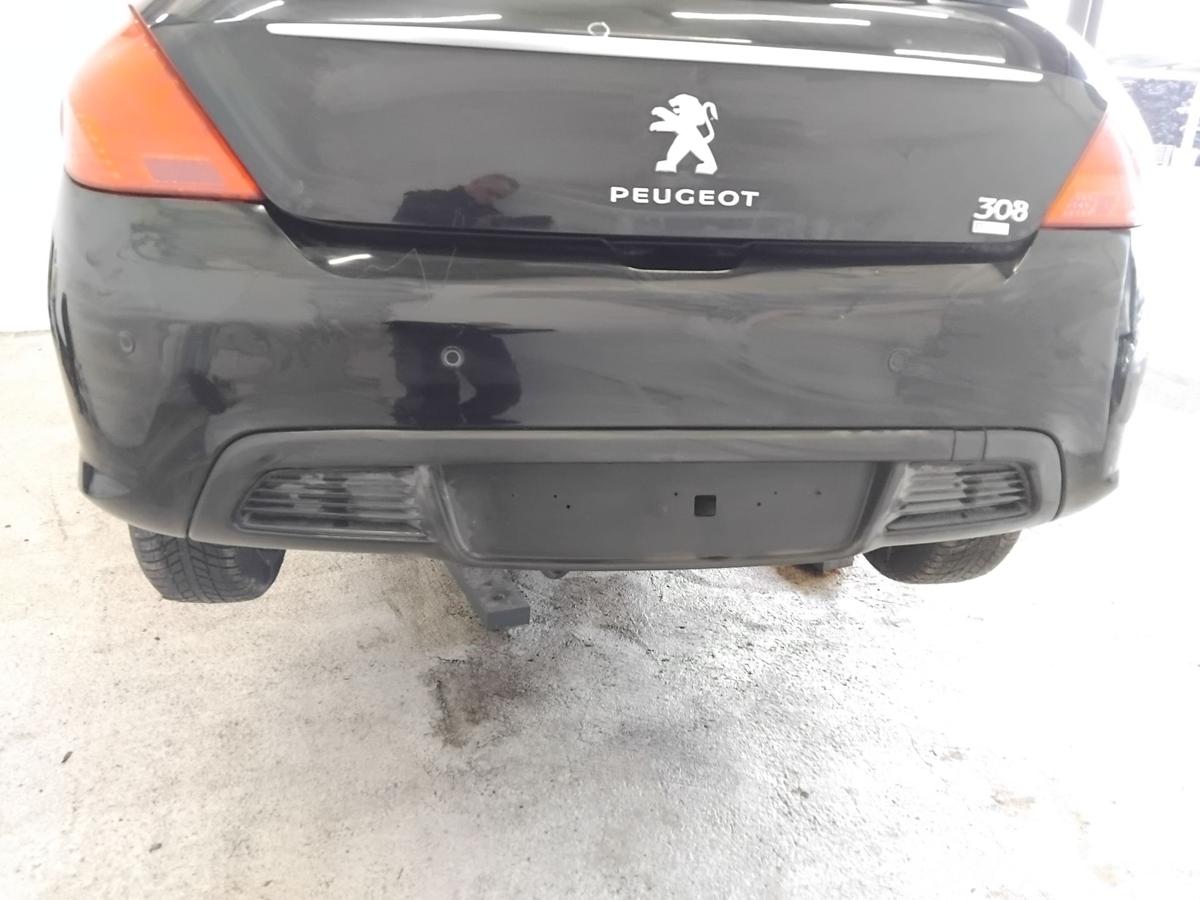 Peugeot 308 I Facelift orig.Sto&szlig;stange Sto&szlig;f&auml;nger hinten mit Parkhilfe BJ2011