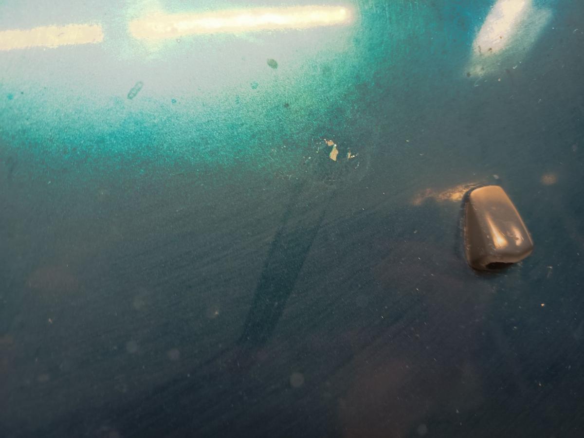 Mazda 5 CR Bj 2005 original Motorhaube Deckel vorn 32C Haitiblau Metallic