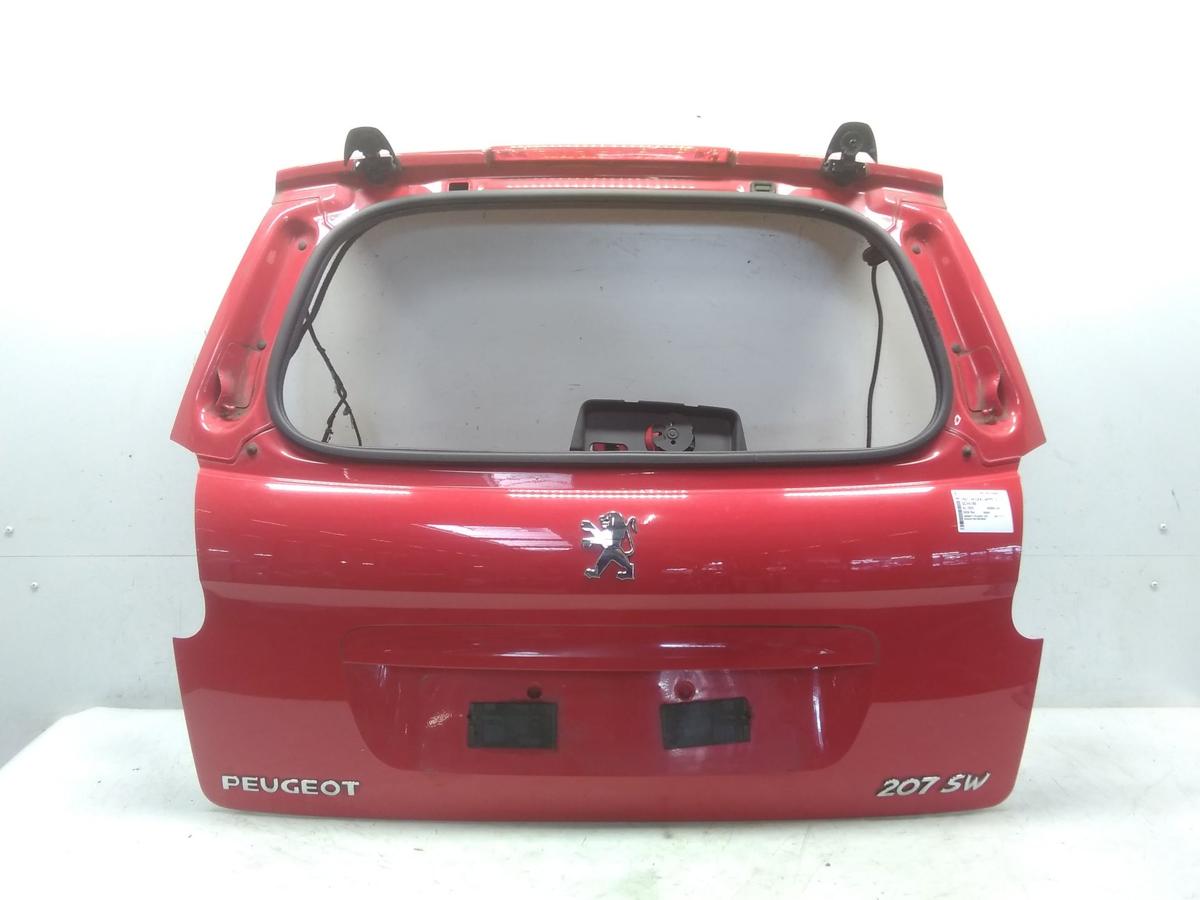 Peugeot 207 SW Kombi original Heckklappe KKN Rot Aden ohne Scheibe! BJ2009