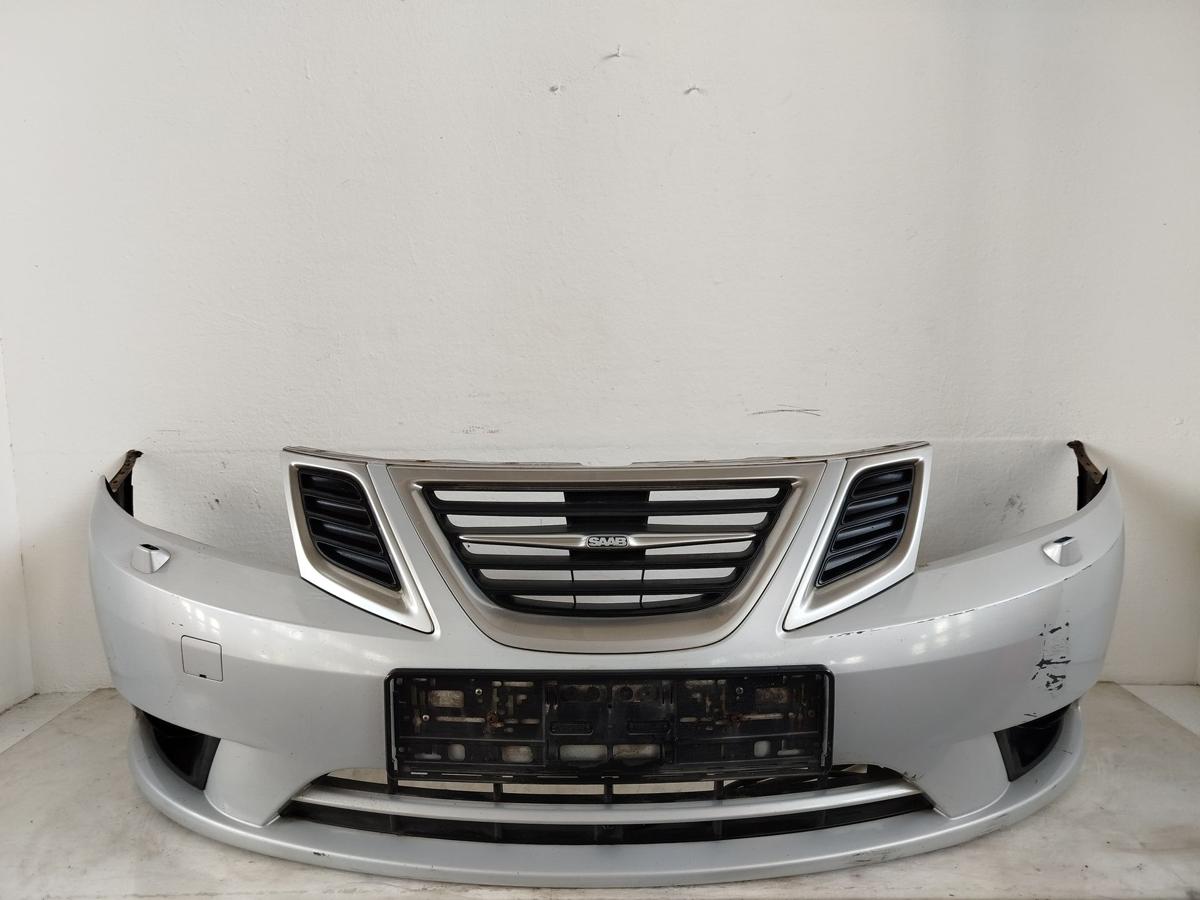 Saab 9-3 YS3 Stossfänger Stossstange Bumper vorn NSW SRA 309 Kristallsilber met