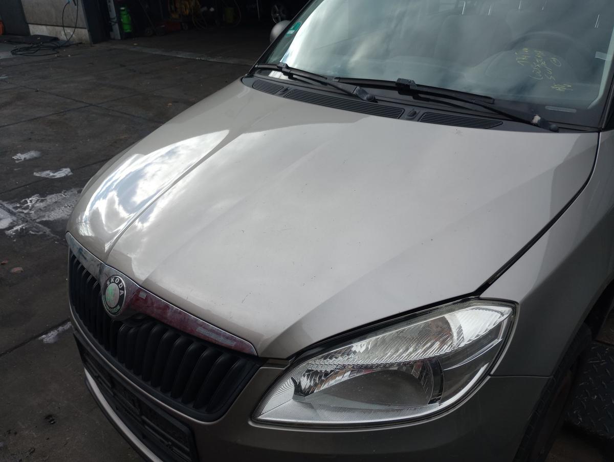 Skoda Fabia II 5J Kombi orig Motorhaube F8H Beige Facelift Bj 2010