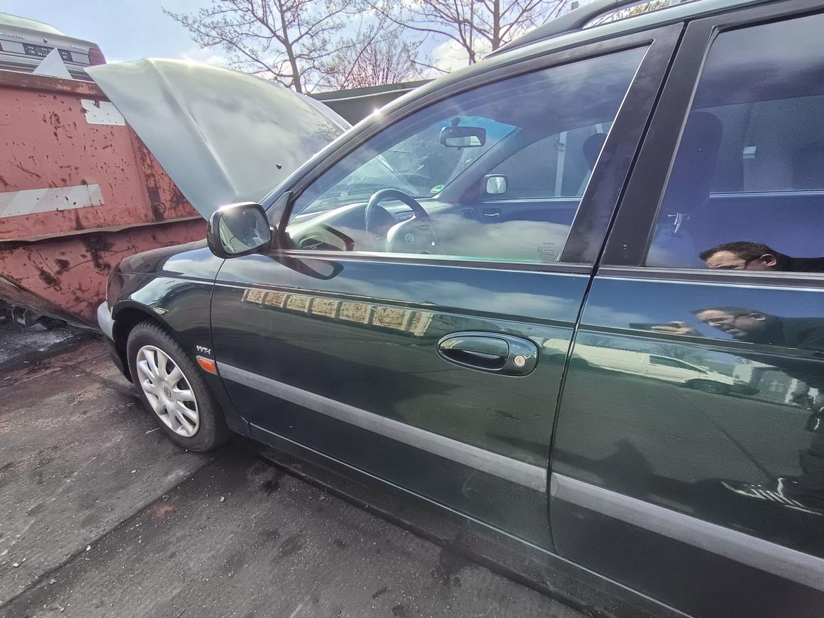 Toyota Avensis T22 original T&uuml;r Roht&uuml;r vorne links 6S3 Gr&uuml;n Baujahr 2001