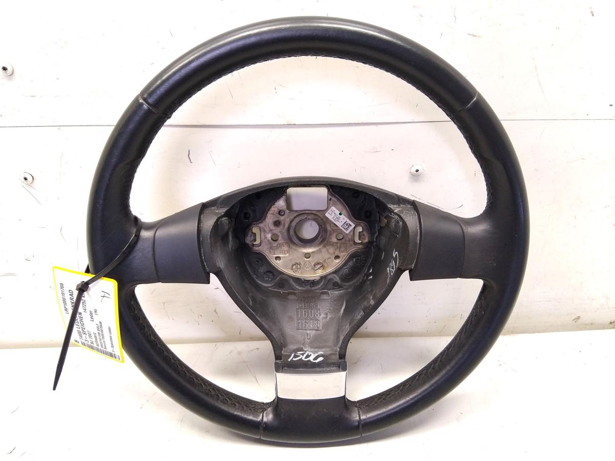 VW Golf 5 1K original 3-Speichen Lederlenkrad schwarz BJ2007