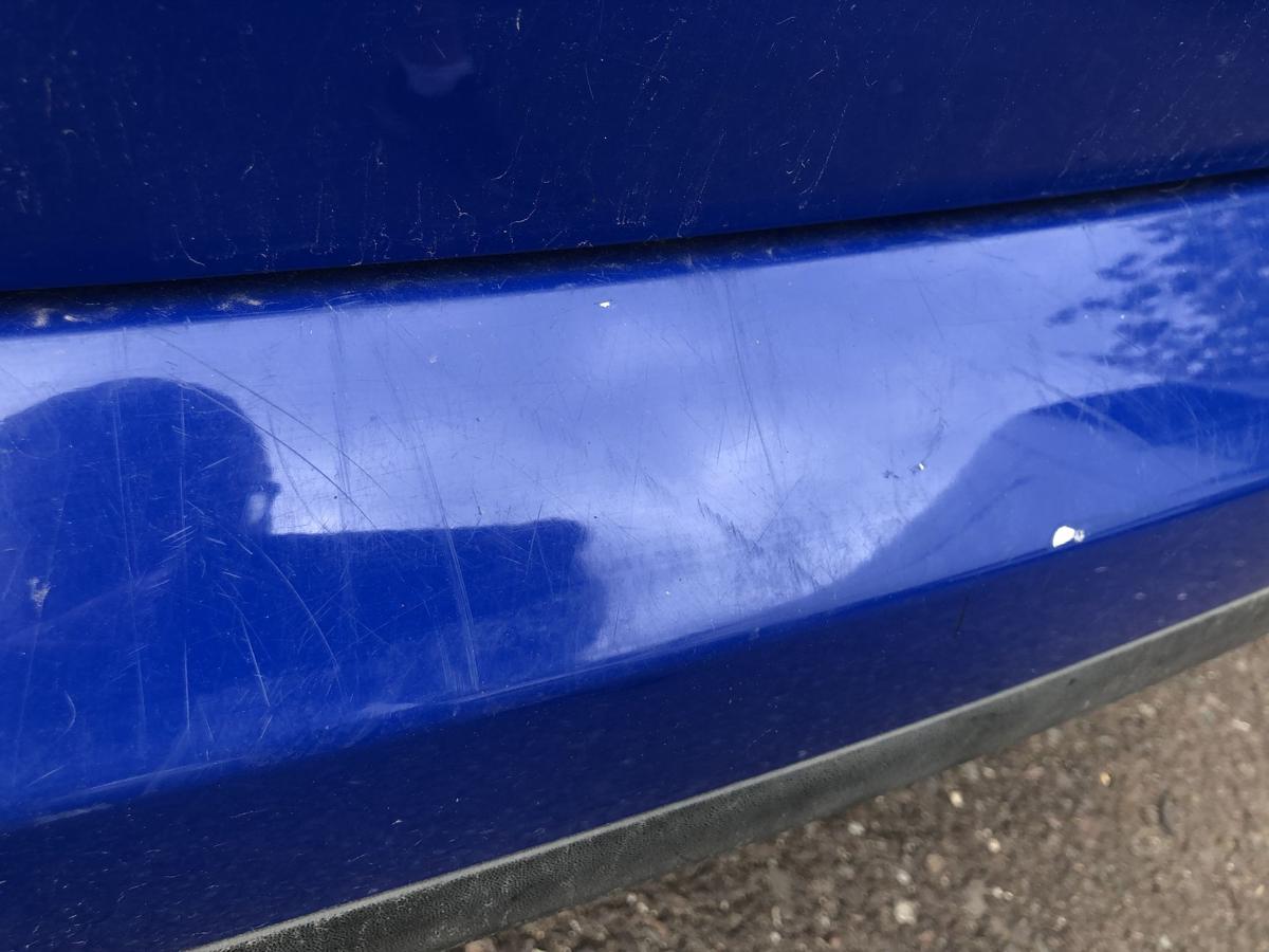 Skoda Fabia 6Y Sto&szlig;f&auml;nger hinten Hecksch&uuml;rze 5 t&uuml;rer LF5K Dynamic Blau