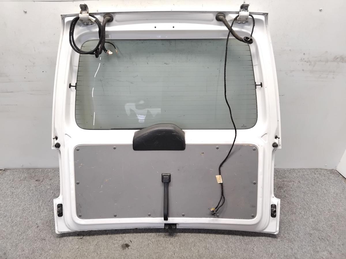 VW Caddy 2K original Heckklappe LB9A Candywei&szlig; mit Heckscheibe BJ2005