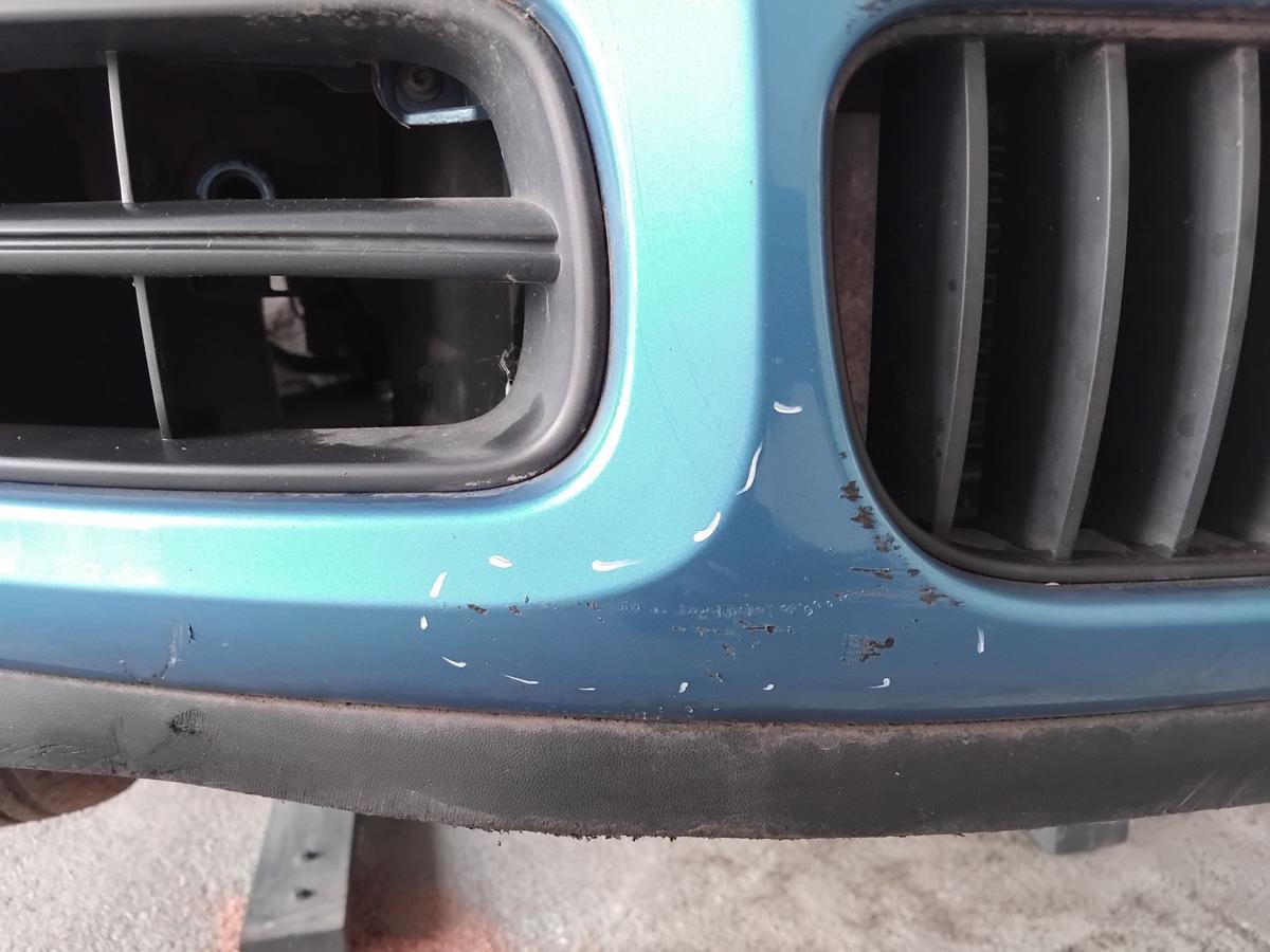 Skoda Roomster 5J original Stoßstange Stossfänger vorn beschädigt BJ2009 LF5S Indigoblaumetallic