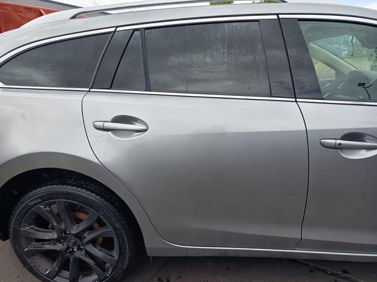 Mazda 6 Kombi GJ orig Tür hinten rechts 38P Silber met Bj 2015
