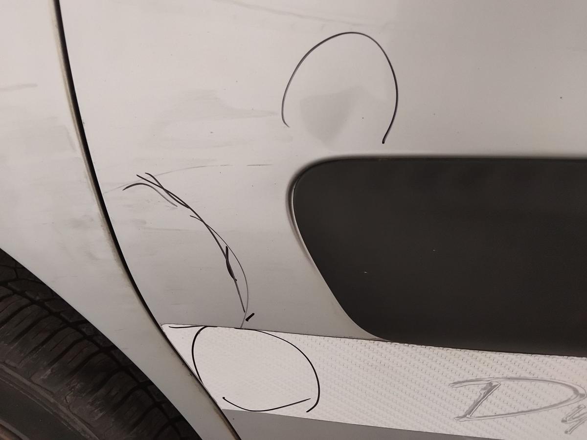 Peugeot Partner Tepee 2 Schiebet&uuml;r rechts mit Scheibe BJ2009 EZR aluminiumgrau