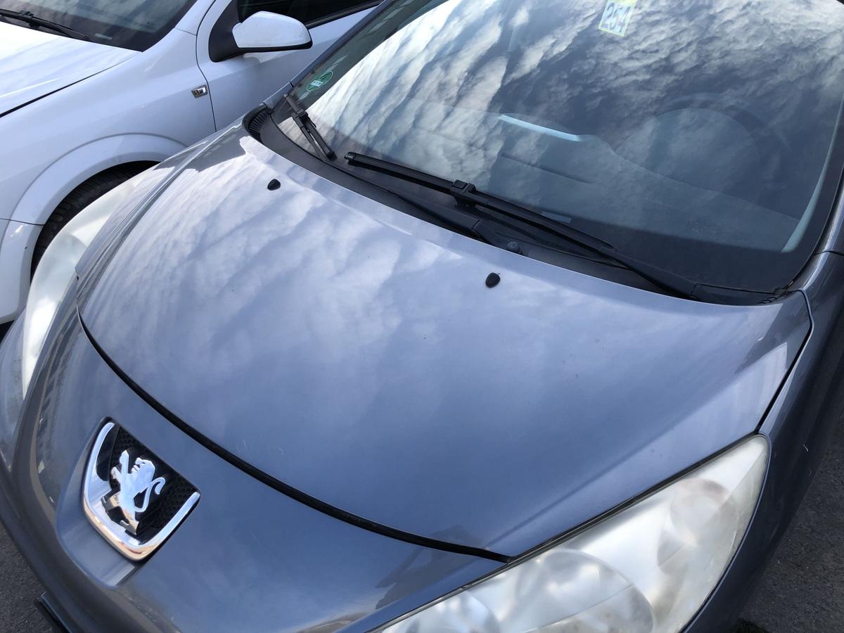 Peugeot 207 SW Typ WE Motorhaube Haube Klappe Deckel vorn KTH Thorium Grau