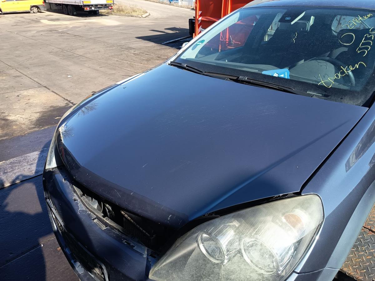 Opel Astra H original Motorhaube Klappe Deckel vorn Front Z168 Metroblau Bj 2006