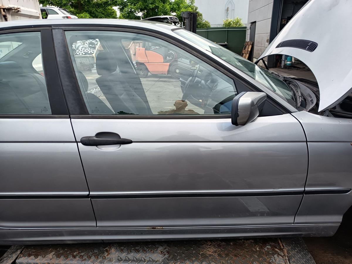 BMW 3er E46 original Tür vorn rechts Beifahrer A80 Silbergrau Bj 2004