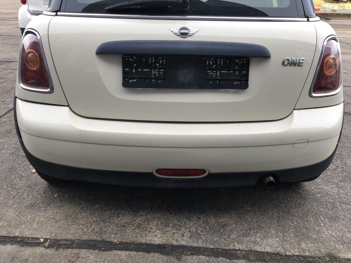 BMW Mini R56 Stoßfänger hinten Stoßstange Bumper ohne PDC Pepper White
