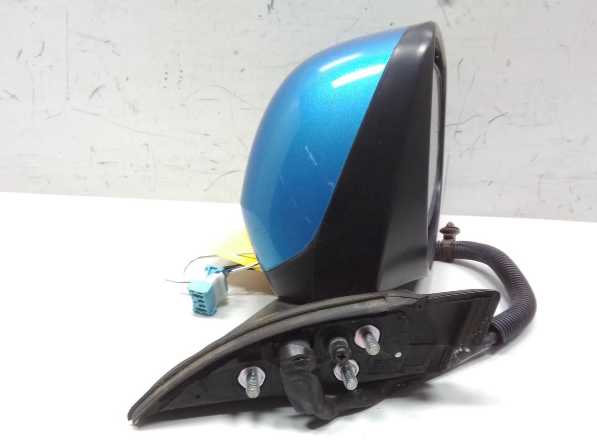 Honda Jazz 2 GG original Au&szlig;enspiegel rechts elektrisch beheizt 5pol BJ2008 BG53M Cerulean Blue