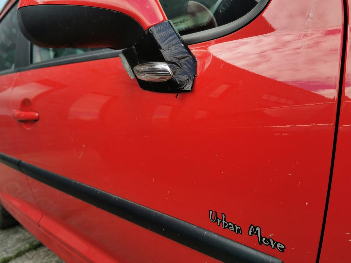 Peugeot 207 SW WE Beifahrertür Tür Autotür vorn rechts Rohbau KKN Rouge Aden