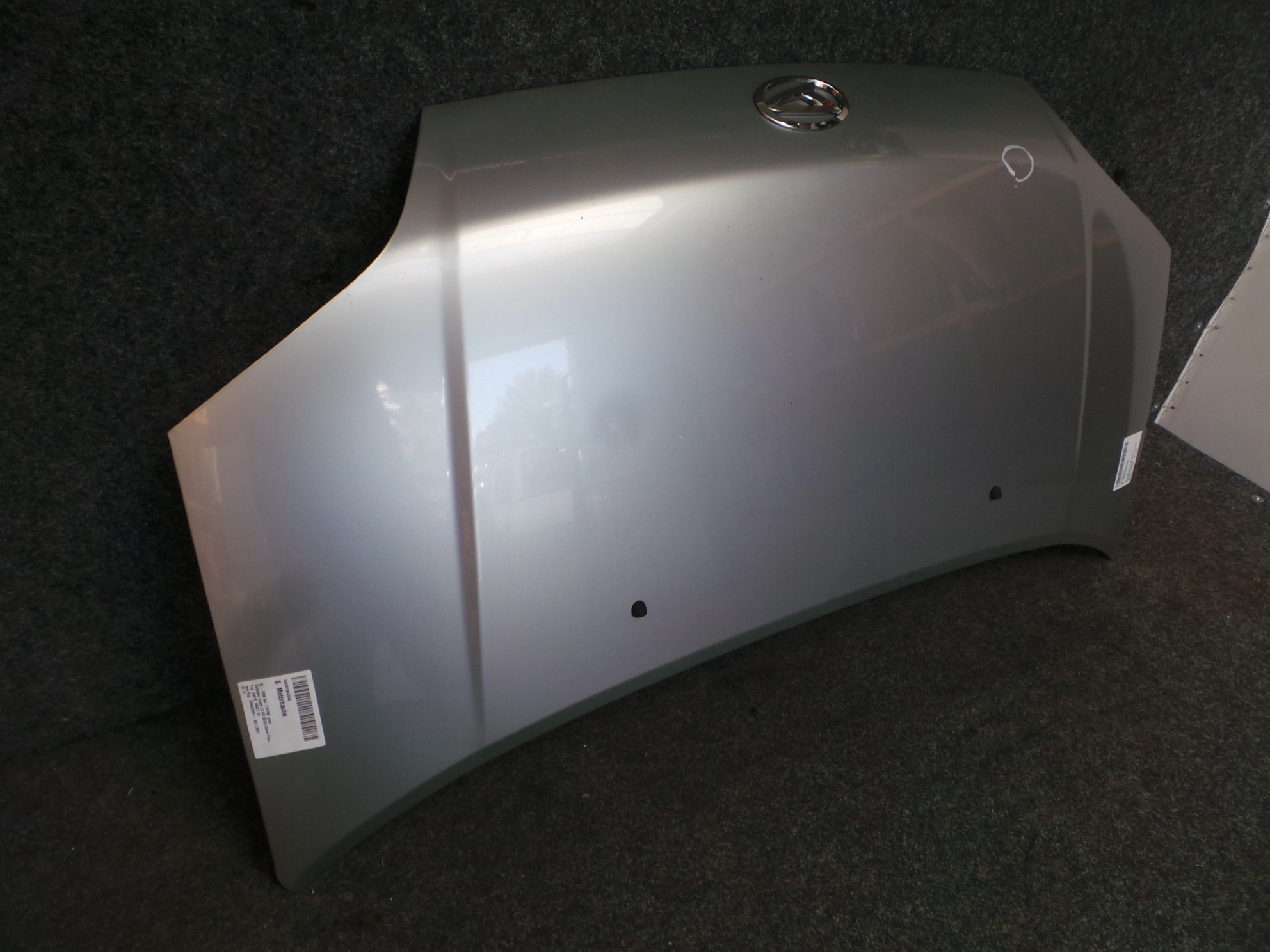 Daihatsu Cuore L2 BJ 2005 Motorhaube Frontklappe Deckel vorn Grau 03-07