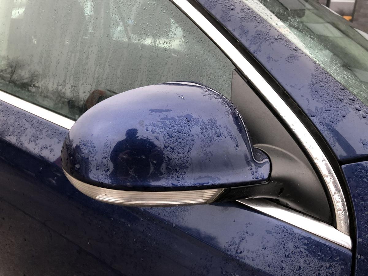 VW Golf 6 VI Variant Aussenspiegel rechts elek Spiegel Seitenspiegel blau