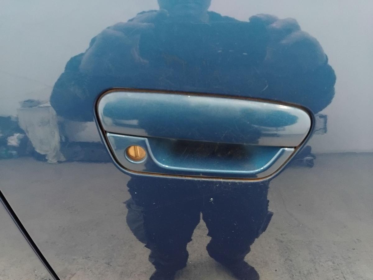 Chevrolet Spark M300 Tür vorn rechts Beifahrertür blau BJ2012