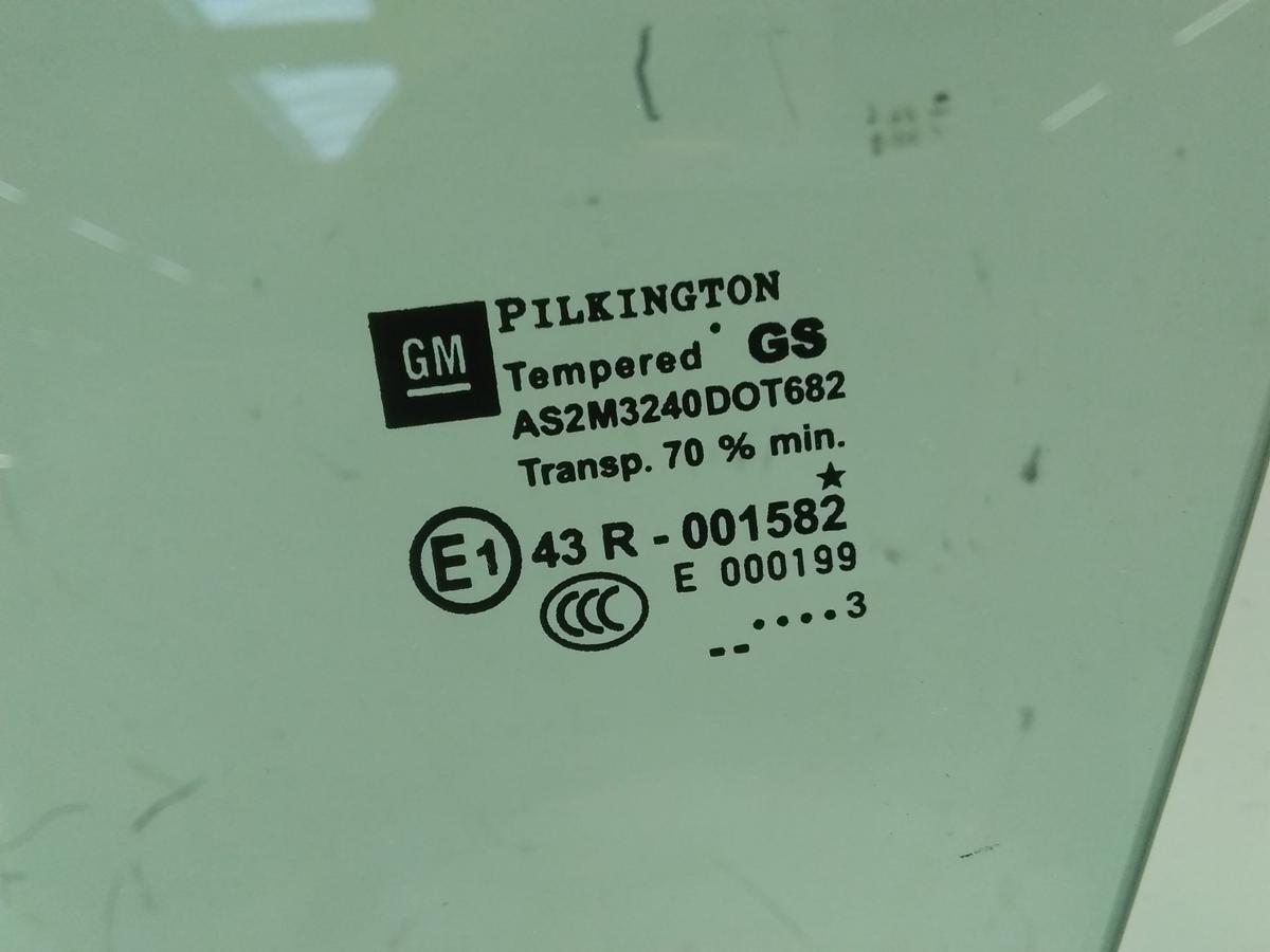 Opel Astra J Türscheibe vorn links grüncolor 5-Türer Bj.2013