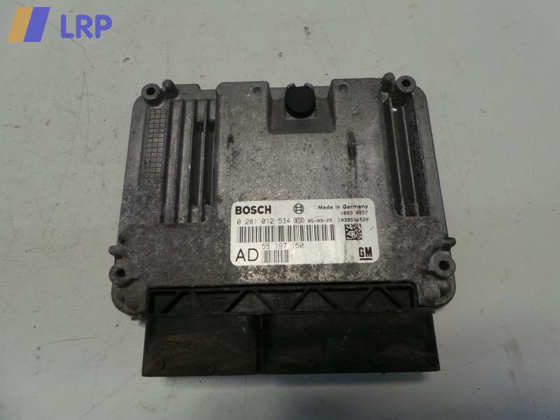 Opel Signum ab 2005 Steuergerät Motor 55197150 BOSCH 0281012534 !ENTHEIRATET!