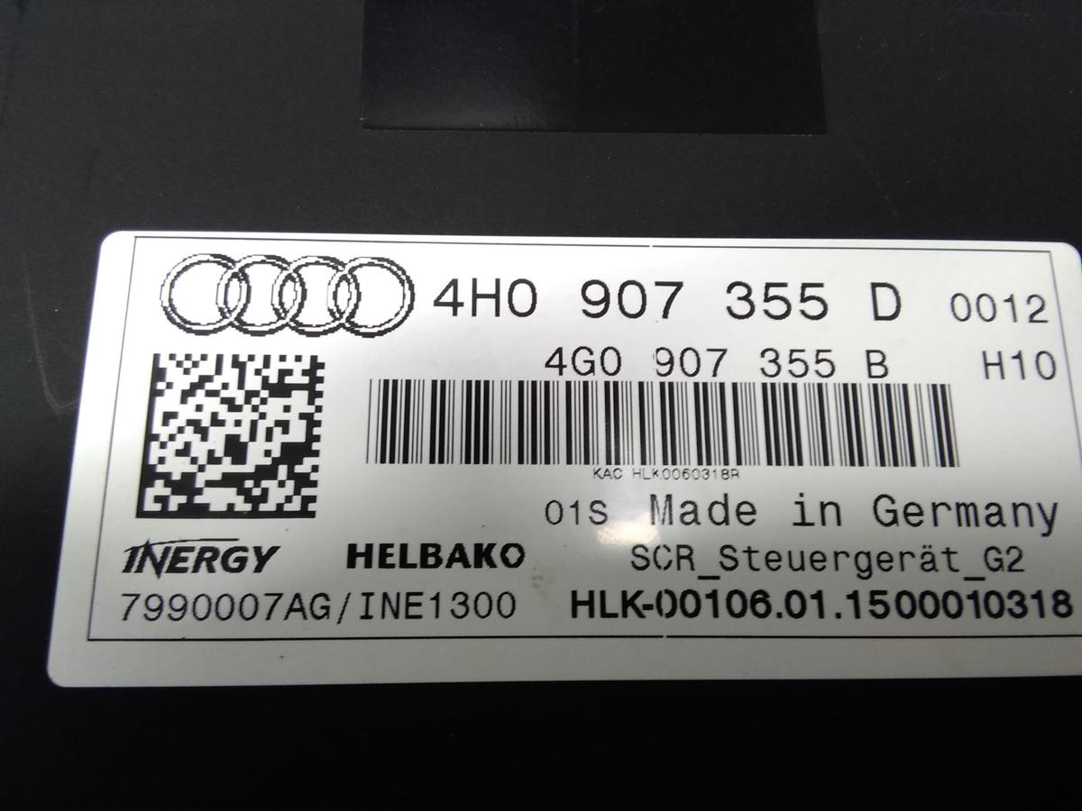 Audi A8 4H orig Steuerger&auml;t Reduktionsmittel Adblue 4H0907355D 4G0907355B BJ2015