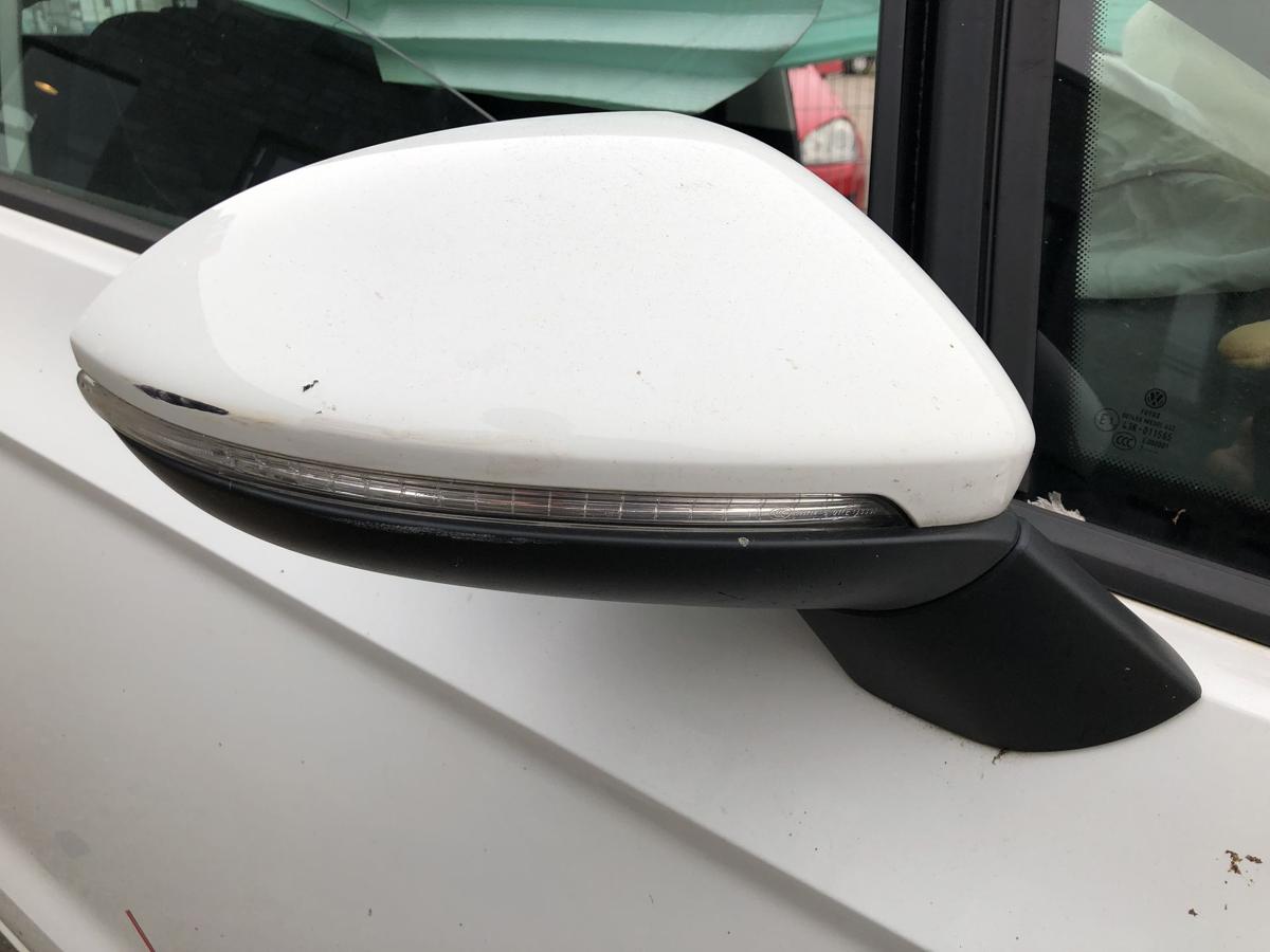 VW Golf Sportsvan AUV ab17 Außenspiegel rechts elek heizbar Blinker LC9A weiß