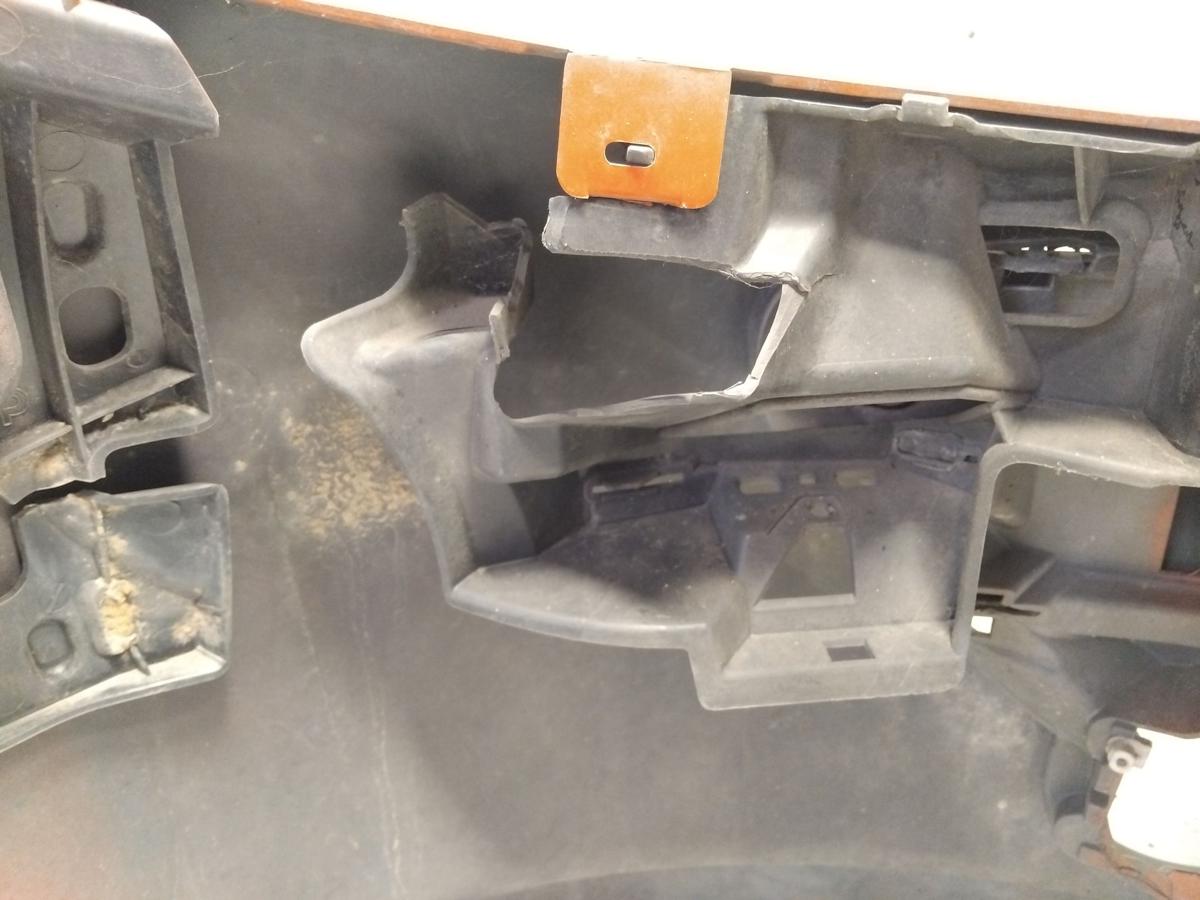 Peugeot 207 original Sto&szlig;f&auml;nger Sto&szlig;stange vorn EXL Nachtschwarz lackiert BJ2006