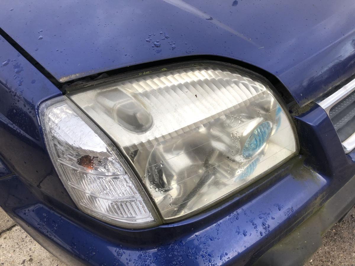 Nissan X-Trail T30 Scheinwerfer rechts Lampe Halogen Trübung Hauptscheinwerfer